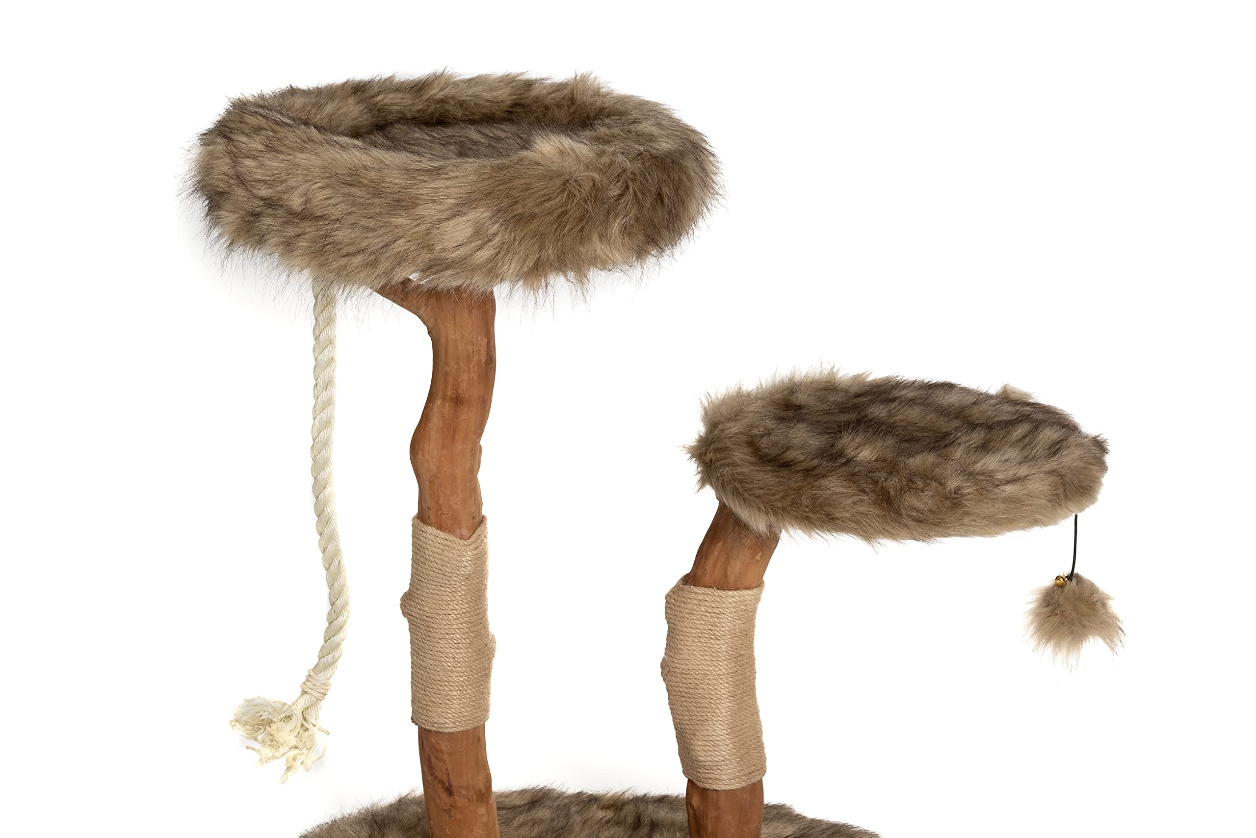 The Rizzo Modern Wooden Cat Tree (Brown)
