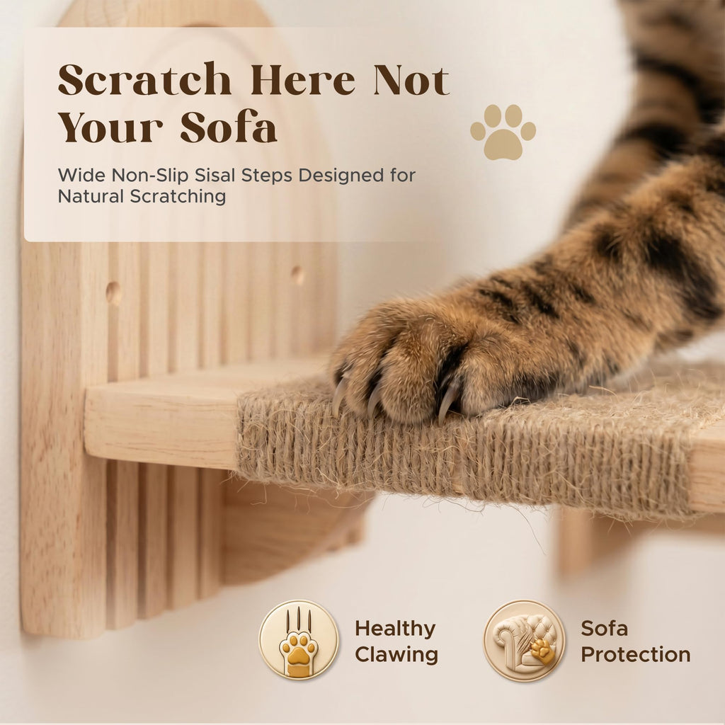 The Floating Horizon Modular Cat Shelf System