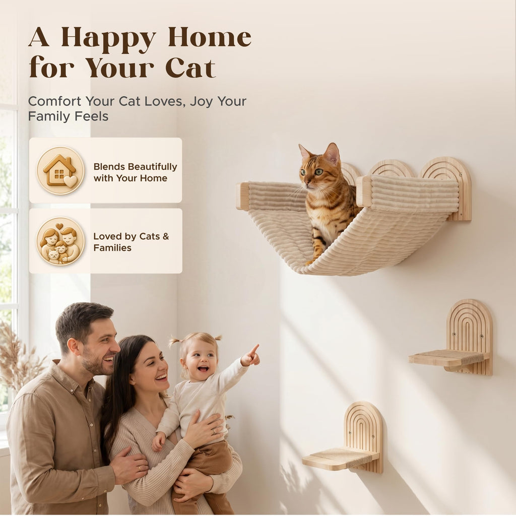 The Floating Horizon Modular Cat Shelf System