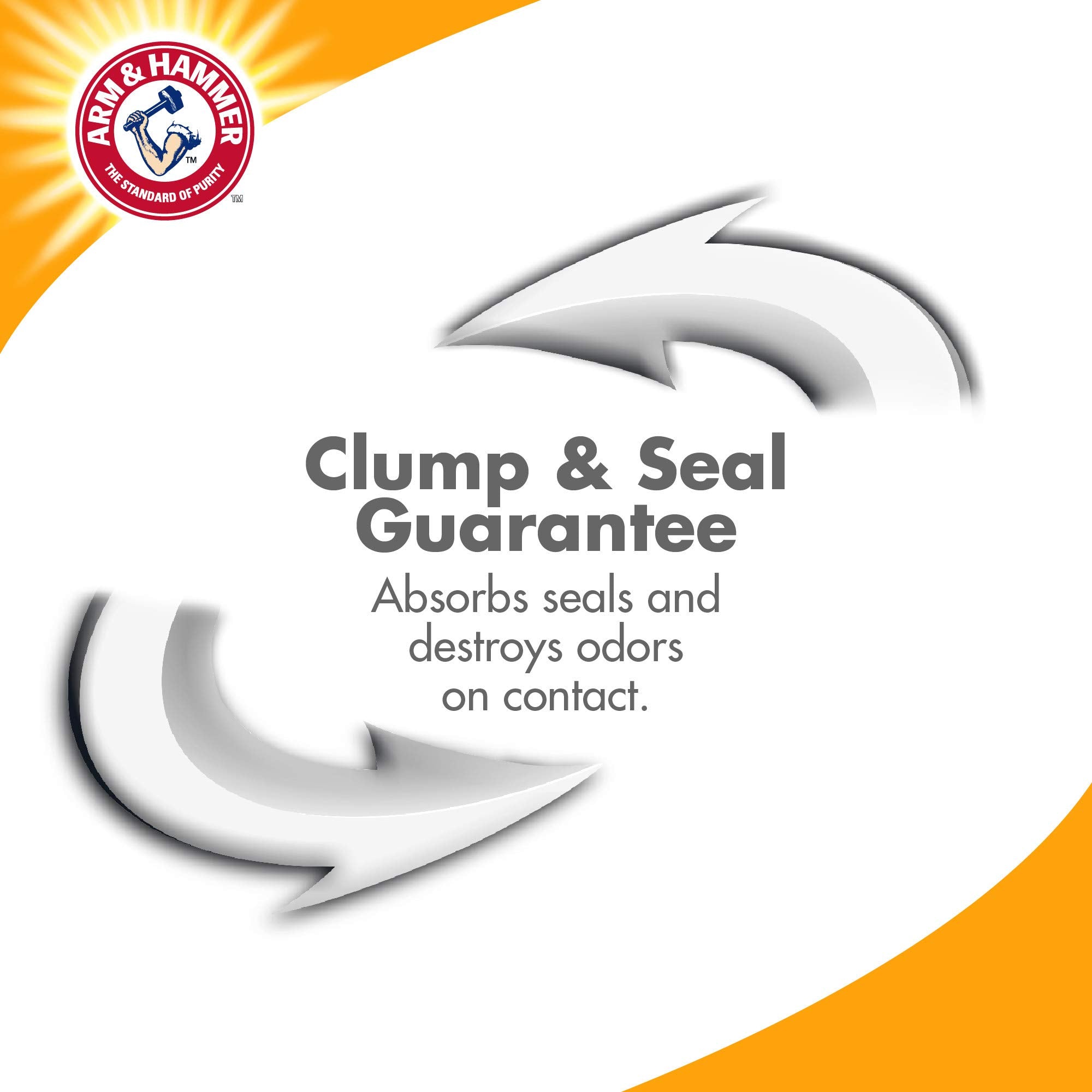 ARM & HAMMER Clump & Seal Cat Litter, Fresh Scent 14lb