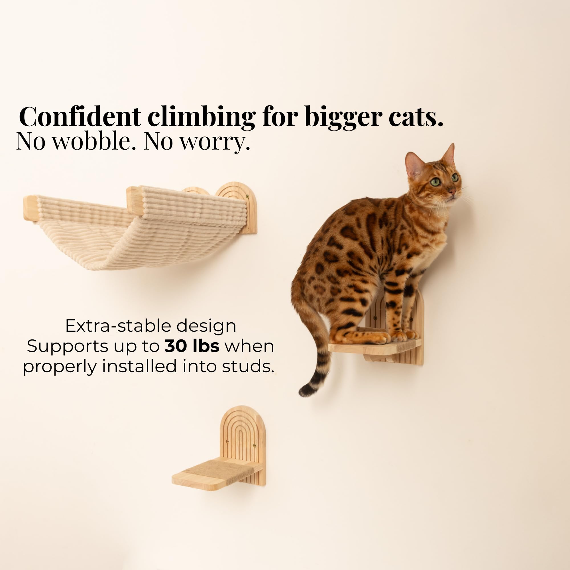 The Floating Horizon Modular Cat Shelf System