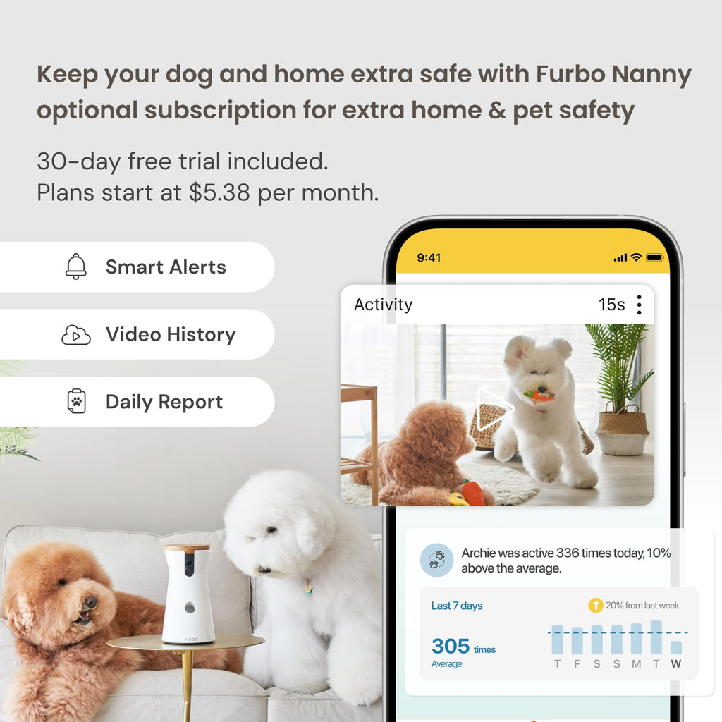 The Furbo 360° Smart HD Pet Camera