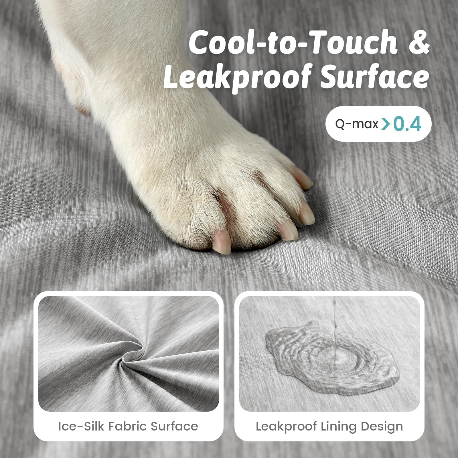 COZY KISS Cooling Dog Bed