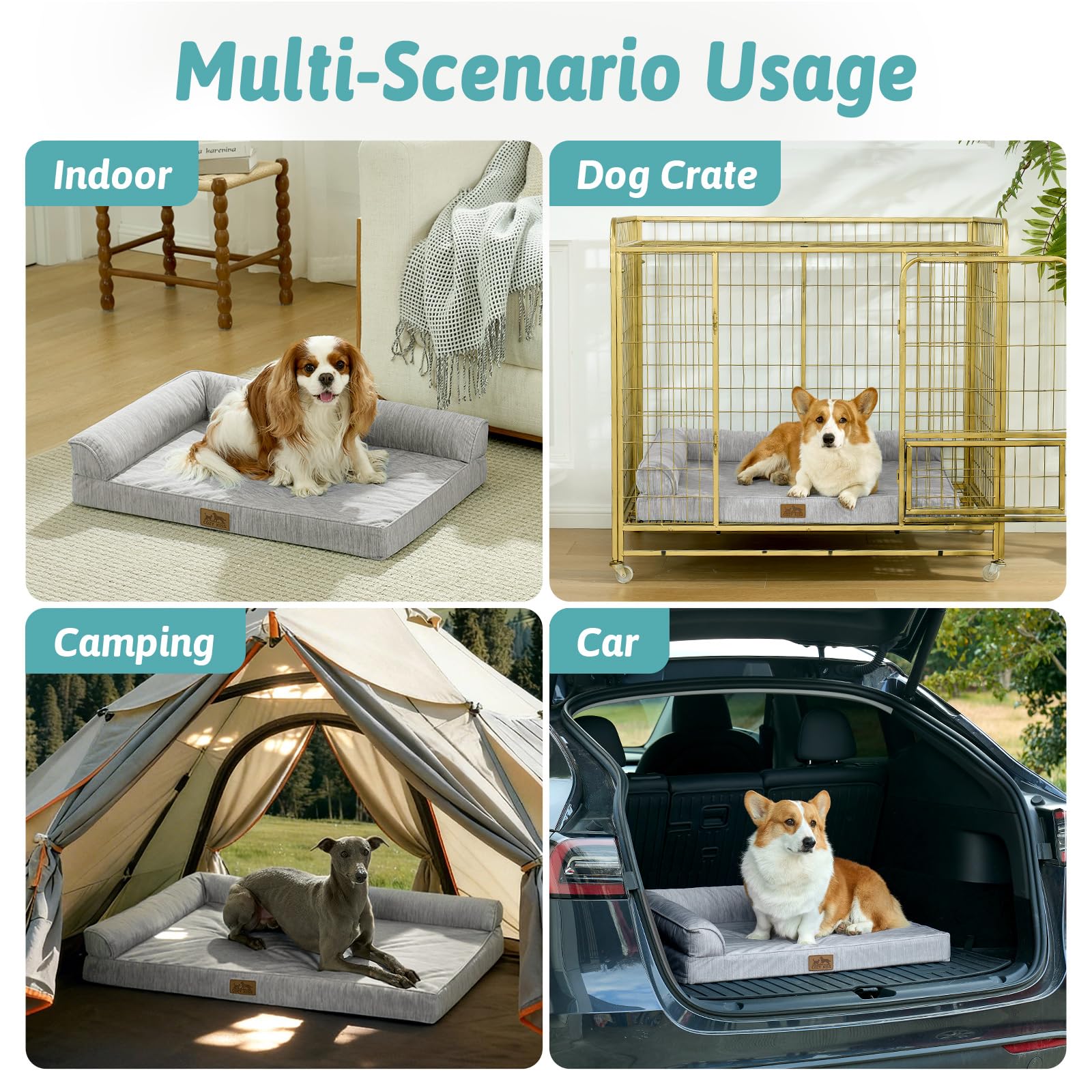 COZY KISS Cooling Dog Bed